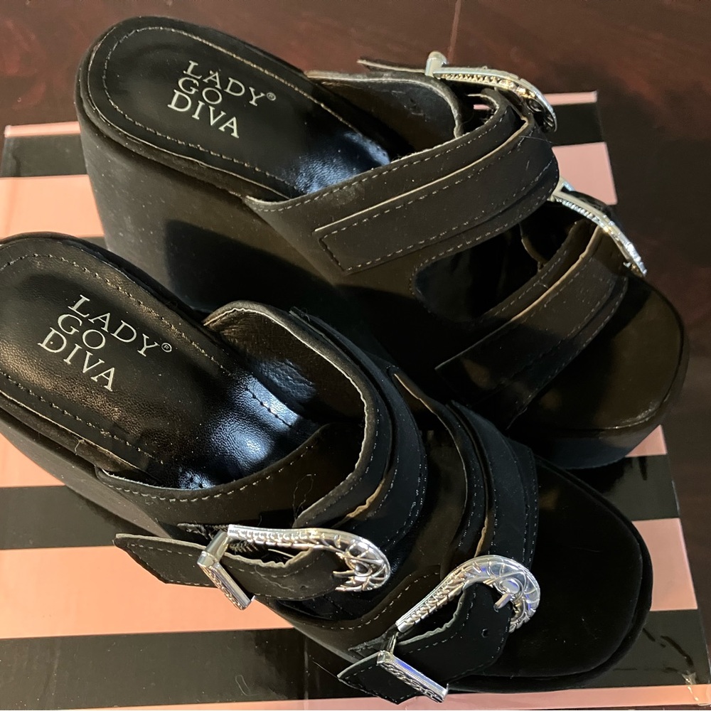 Lady Go Diva High Heel Wedges